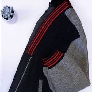 topshop bomber/varsity style coat